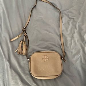 Taupe Tori Burch crossbody